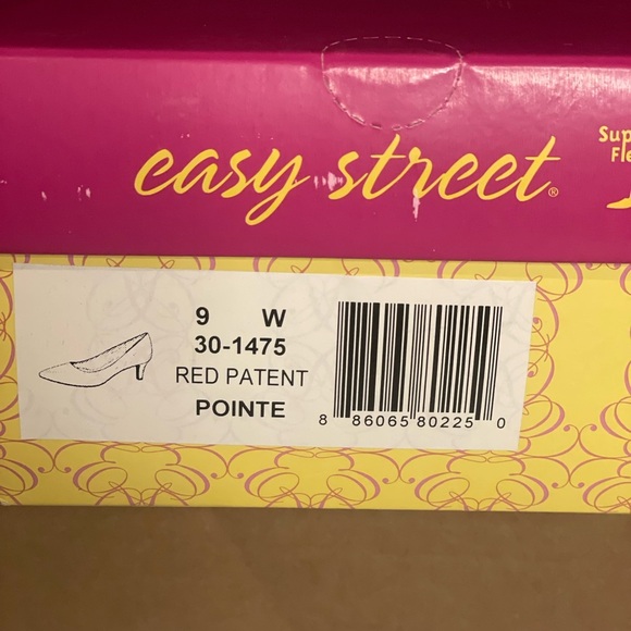 Easy Street Pointe Womens 2”‎ Red Pumps size 9 Brand New in Box - Picture 8 of 8